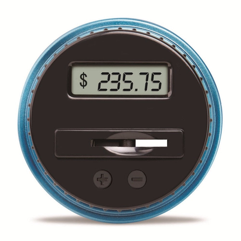 Electronic Digital Counting Coin Money Saving Box