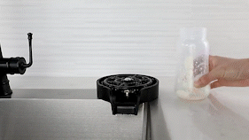 Bar Counter Cup Washer Sink High-pressure Spray Automatic Faucet Coffee Pitcher Wash Cup Tool Kitchen